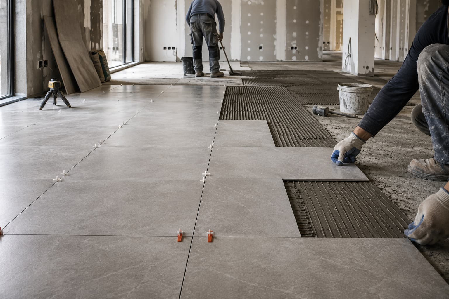 IPCON civil-or-tiles-laying-work
