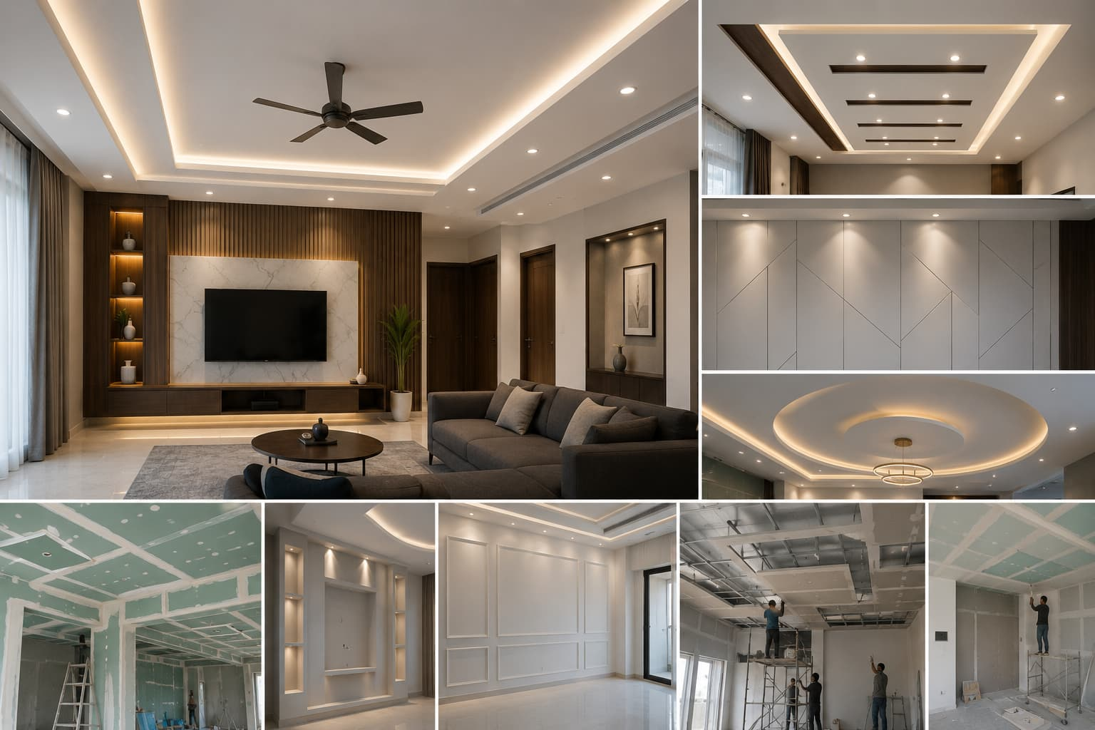 Gypsum Works contractor in Saudi Arabia
